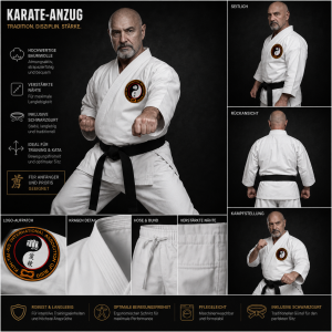 Kun-Tai-Ko Karate-Gi Unisex weiss